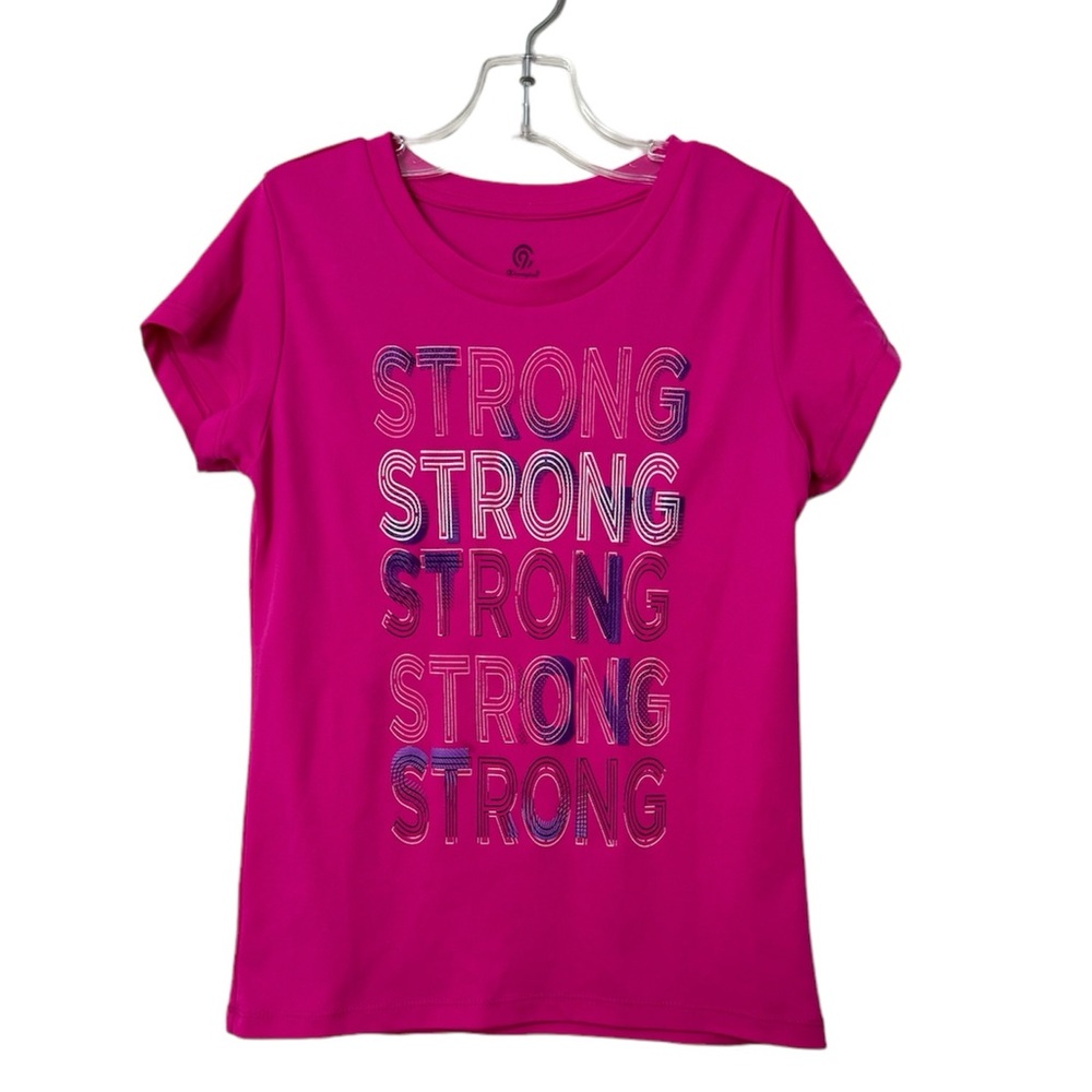 Champion Girls Size 7/8 Strong Short Sleeve Shirt